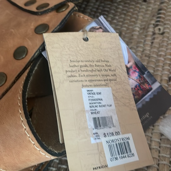 Patricia Nash Studded Saddle Bag Shoulder / Messenger Handbag NWT - Picture 11 of 11